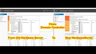 How to Clone a Domain Controller from an Old Hardware Server to a New Server Migration