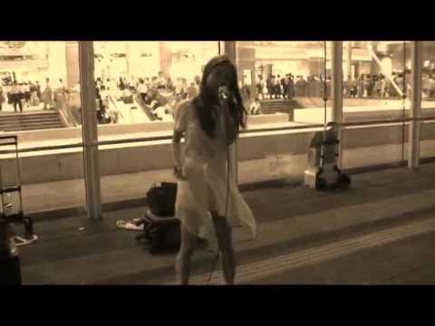 川崎駅東口初路上ライブ白波瀬エリ～I’ll be there～20160826~