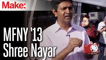Shree Nayar at the World Maker Faire New York 2013