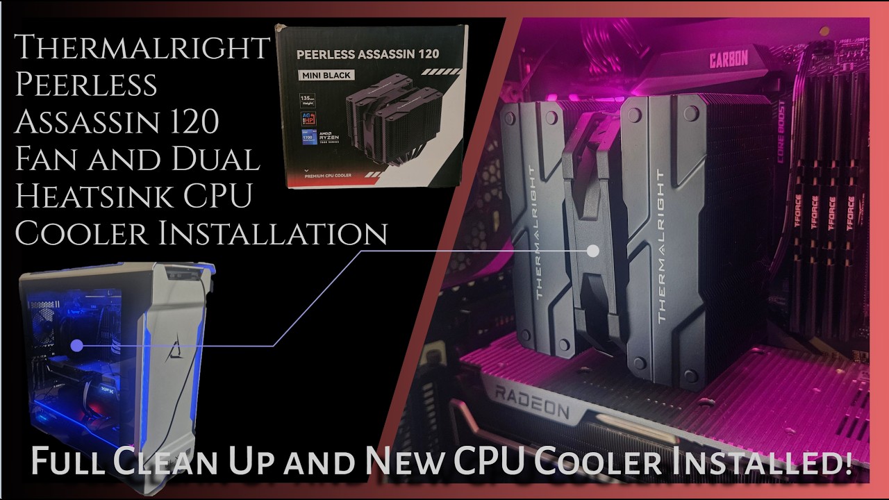 Thermalright Assassin 120 CPU Cooler installation and Review