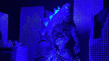 Hiya toys Godzilla 2021 heat ray stop motion demo