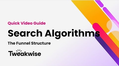 EN   Search Algorithms part 1 funnel structure