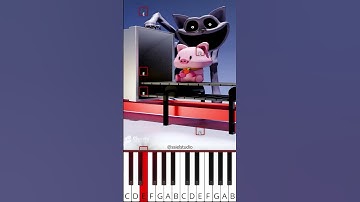 Smiling Critters | We Will Rock You CatNap Laboratory (@ssielstudio) - Octave Piano Tutorial