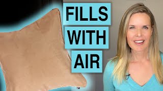 QiPillow Pain Relieving Ergonomic Lumbar Support Throw Pillow