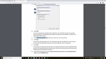 Building a Geodatabase (exercise 4)