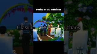 Weddings are STILL broken in the Sims 4 💖🥴🙃🤣 #sims4 #consolegaming #nocc