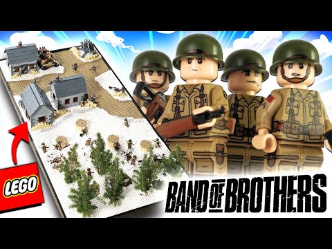I Built LEGO WW2 BAND OF BROTHERS... Battle of the Bulge!