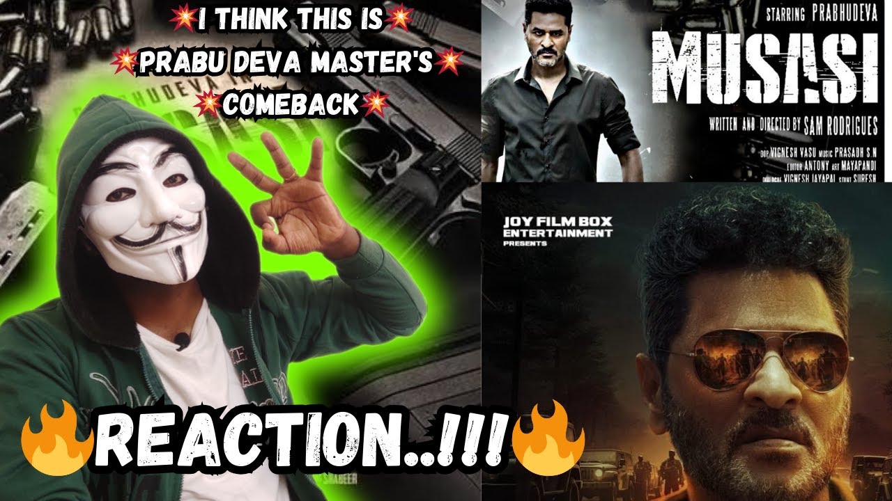 MUSASI PREVUE | முசாசி | REACTION...!!! | FILMY DECODING STUDIO | PRABHU DEVA | SAM | VTV GANESH