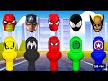AVENGERS EVOLUTION , SUPERHEROS AVENGERS | WRONG HEAD AVENGERS TEAM SPIDER MAN, MARVEL, HULK, VENOM