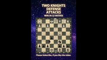 Two Knights Defense Attacks | Chess Openings | Chess Tricks | Chess Game | Learn Chess