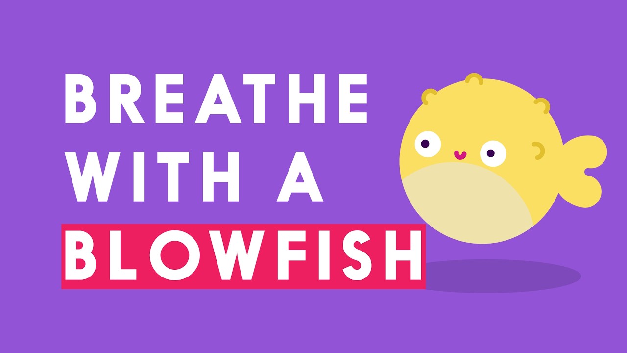 Fish Beep Super Cute Blowfish 🫧 Equal Breathing Exercise for Calm (5-Count with ...