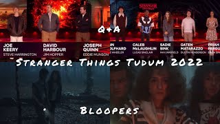 Stranger Things Cast Tudum Netflix 2022 [bloopers   Q&A]