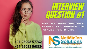 Interview Question || More than 1 SSL profile on a VIP || Including step by step LAB process