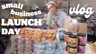 Small Business Launch Day Vlog: My Most Successful Launch Ever!