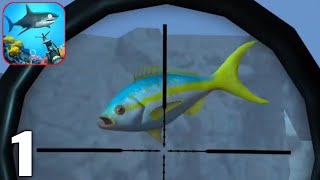 Fishing Hunter - Ocean Shooting Simulator - Gameplay Walkthrough Part 1 Levels 1-20 (Android & iOS) screenshot 4