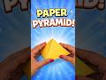 How to Make a Paper Pyramid 3D | Easy DIY Tutorial #shortsvideo #shortsviral #papercraft #craft