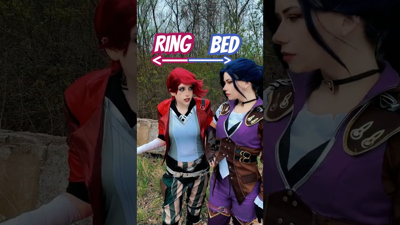 Let's settle this cat fight | Caitlyn Kiramman & Vi @witchera_ #cosplay Caitvi | Arcane