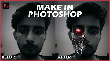 How to make robot face effect photo manipulation | Robot Manipulation Photoshop - Full Tutorial HD