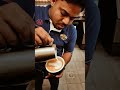 Easy latte art tutorial- swan 🦢 😍 #coffee #latteart #youtubeshorts #shorts #art