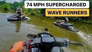 WE EXPLORE LAKE NORMAN WITH 74MPH SUPERCHARGED WAVERUNNERS! *BEAUTIFUL SCENERY!