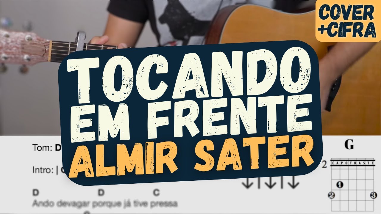 Tocando Em Frente - Almir Sater - Cifra - Aprender a tocar - #violão