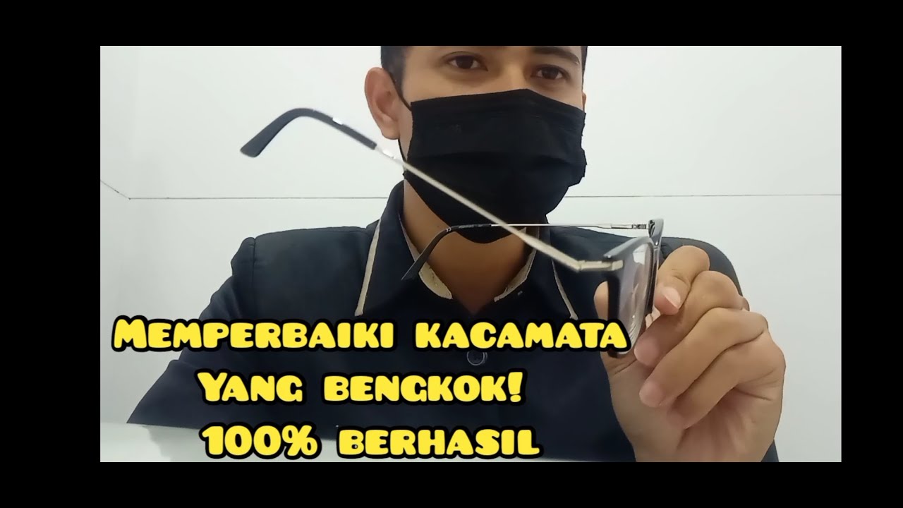 Memperbaiki kacamata yang rusak / bengkok. Merk calvin klein 