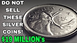 Most Valuable TOP 10 CANADA 25 Cents coin in historySilver Coins worth money!
