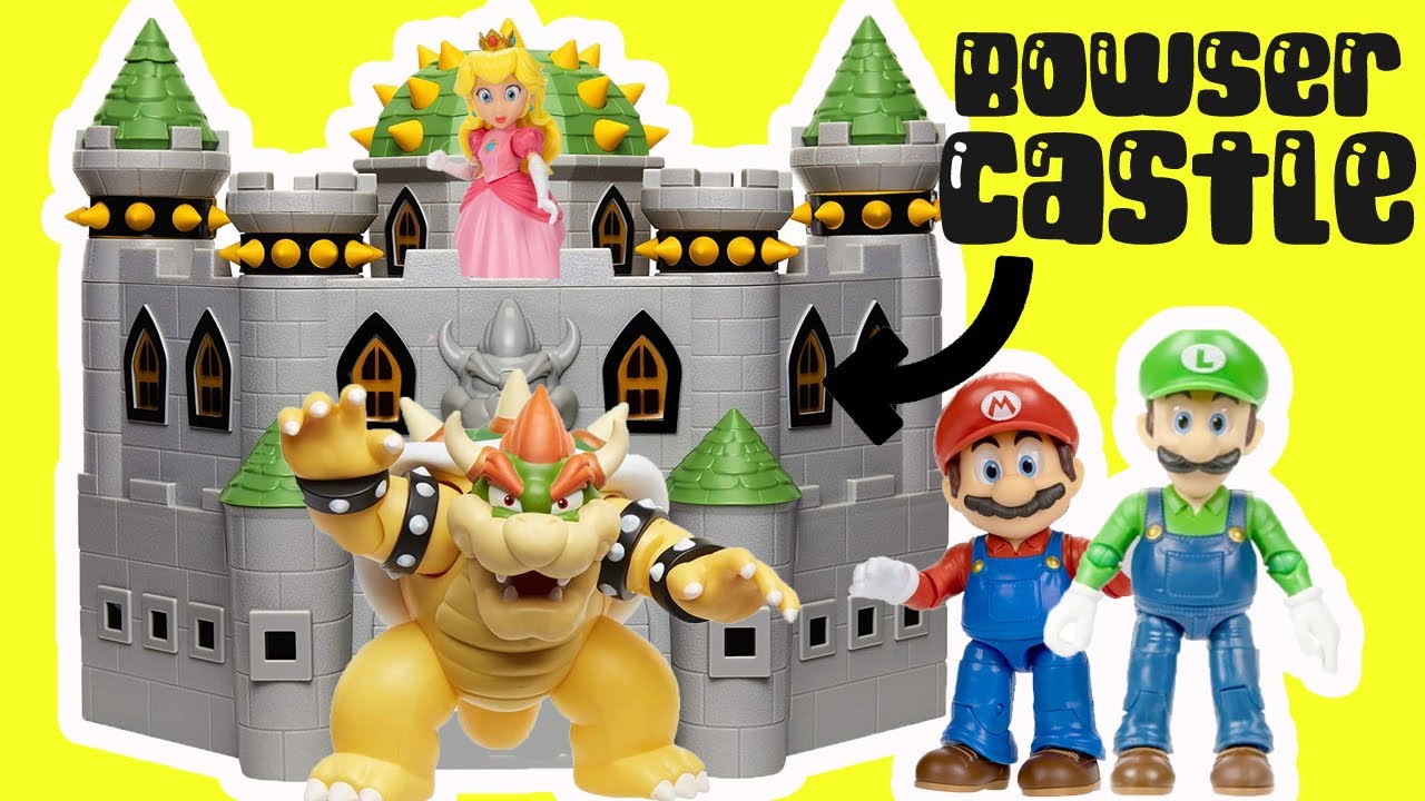 The Super Mario Bros Movie Luigi and Mario Build Bowser's Castle