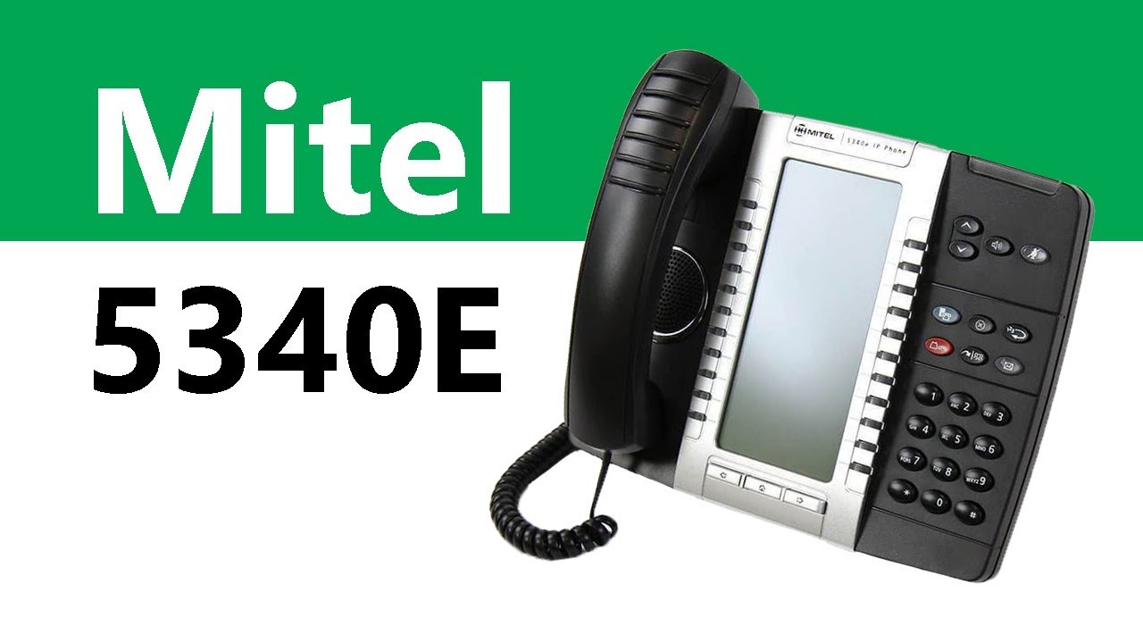 The Mitel 5340E IP Phone - Product Overview - YouTube