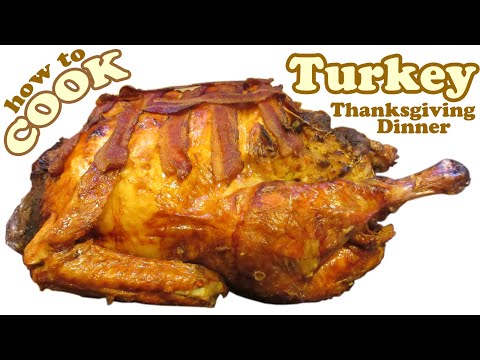 How To Cook A Turkey - Oven Roast Turkey Recipe - Cooking Thanksgiving Day Dinner - HomeyCircle