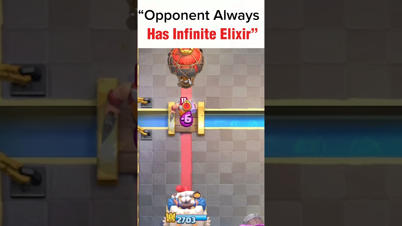 Subscribe if Your Opponent Always Has Infinite Elixir 