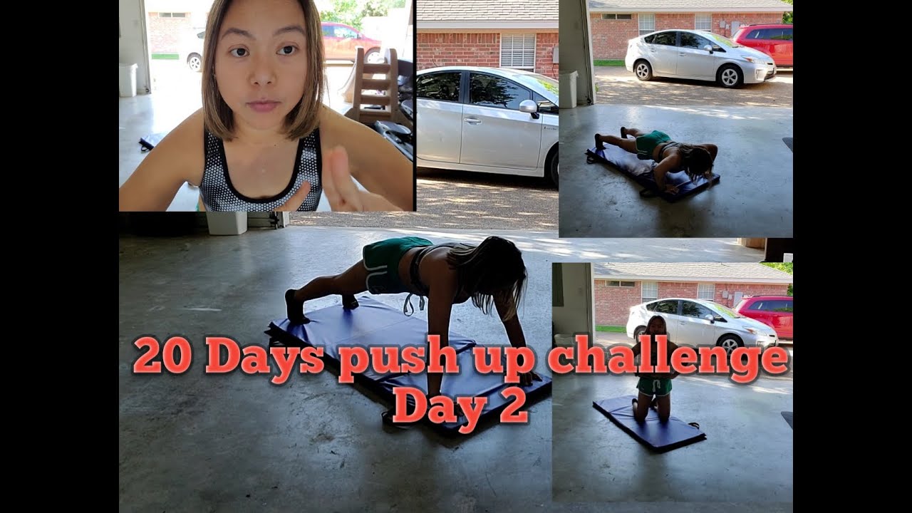 HOW TO PUSH UP 20 DAYS CHALLENGE (DAY 2) - YouTube