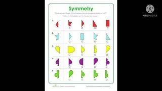 Symmetry worksheets part 2