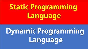 ⭐Static Vs Dynamic Programming Language