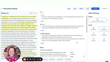 Grading Persuasive Essays + Custom Rubrics