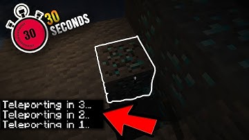 Minecraft, BUT Every 30 SECONDS You Teleport Randomly