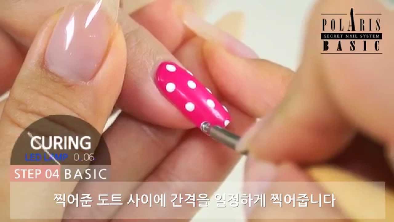 (ENG CC) 도트 네일아트 / Dot nail art POLARIS YouTube