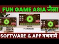 Fun game asia app development  fun target timer game table id  fun game asia admin panel