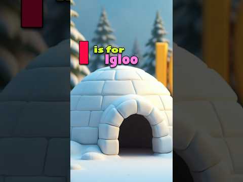 I I Igloo Learning The Letter I With Song 