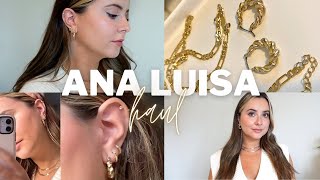 Ana Luisa Gold Jewelry Try-On Haul + Close Ups | Sustainable & Minimal | 2020 Holiday Gift Ideas