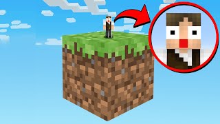 Minecraft: TENTANDO SOBREVIVER COM APENAS 1 BLOCO GIGANTE!