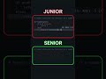 How to become a Senior developer 😎 |  #coding #shorts #programming #python #developer #coder