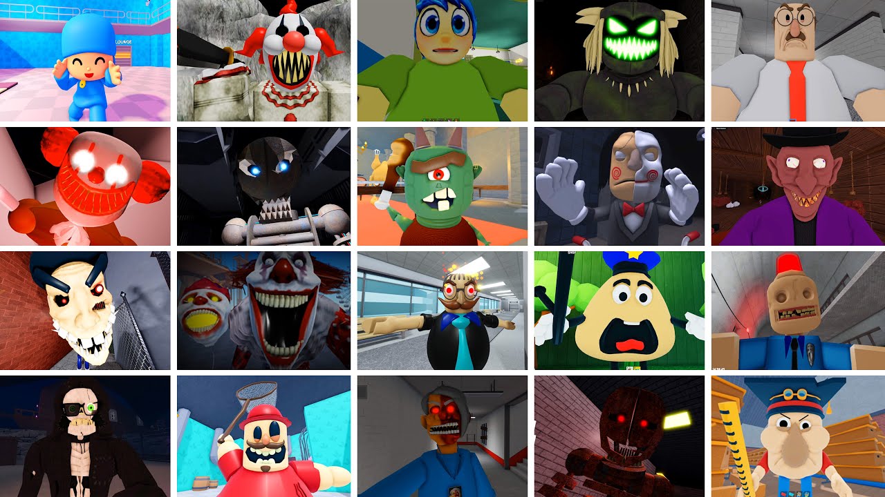 RUN FROM HUNGRY, Escape The Carnival, FIRST PERSON OBBY, FIRST PERSON, Team Dentist, ROBLOX JUMPS...