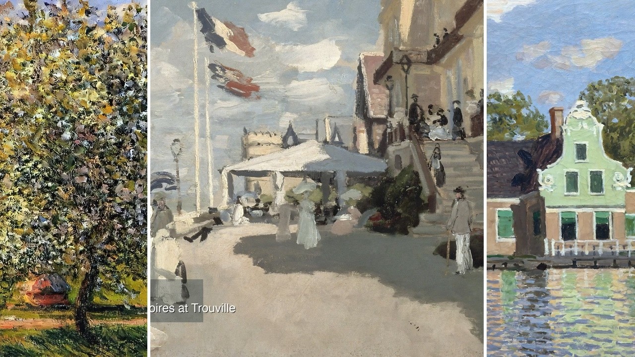 Claude Monet TV — Silent Art Gallery · July 13 Night | The Hotel des Roches Noires at… & others