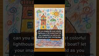 Lighthouse and Boats Coloring Pack