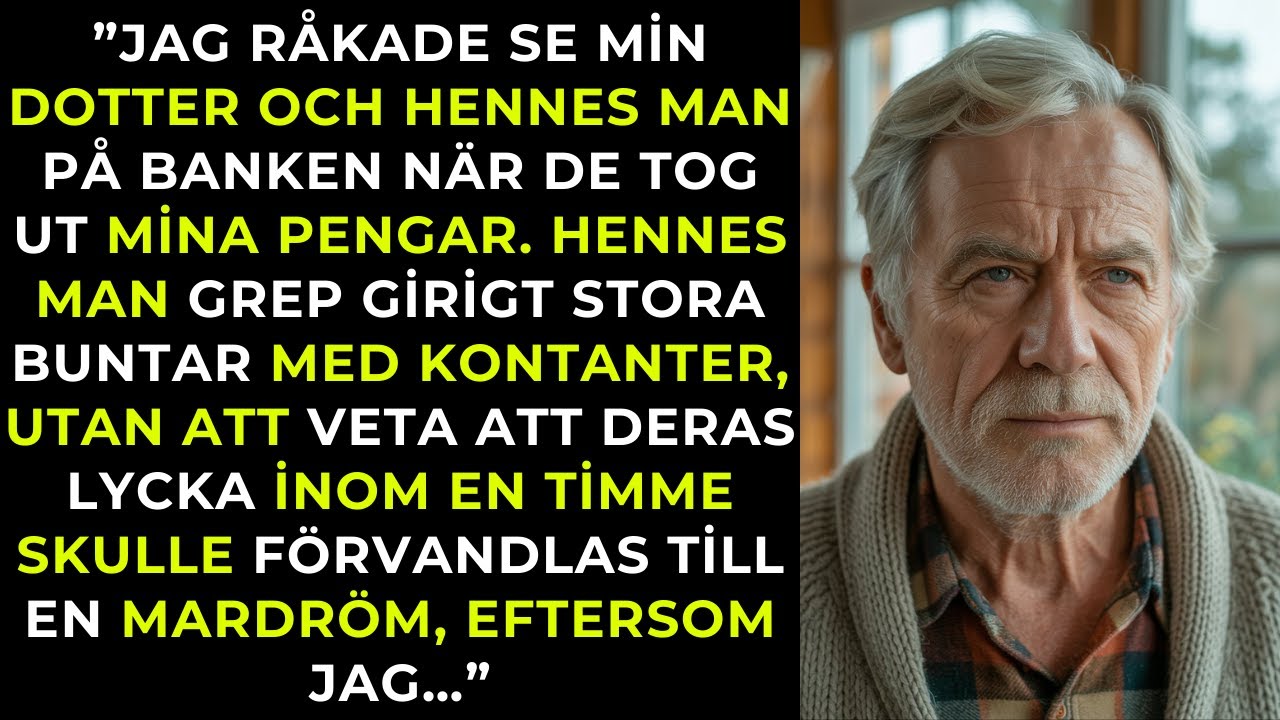 Jag råkade se min dotter och hennes man på banken – de tog ut mina pengar.