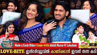 Love Bite | Made For Each Other Game Part 02 | Akhil Marar | Lakshmi | Parvathy | Milestone Makers