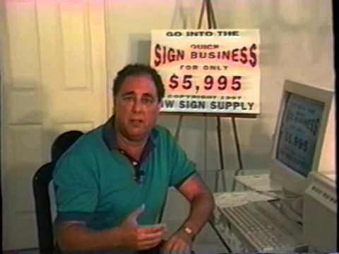 Quick Sign Business VHS from 1997 Vinyl transfers