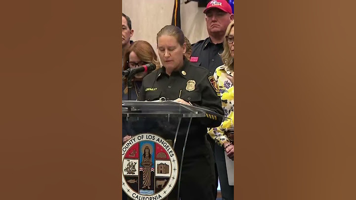 Los Angeles officials give update on wildfires