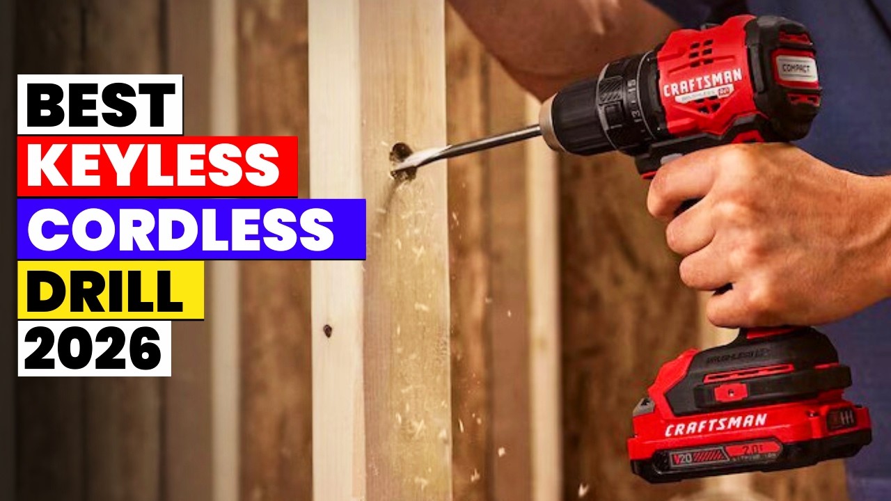 6 лучших аккумуляторных дрелей с бесщеточным двигателем без ключа 2026 года – тестирование мощнос...